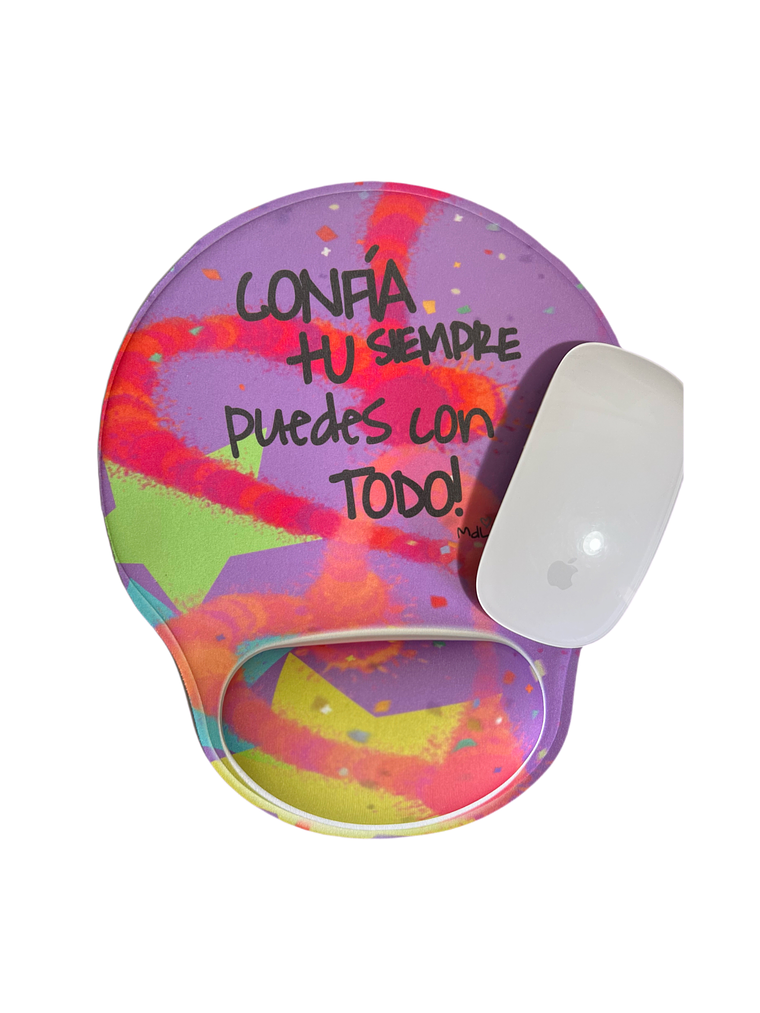 Mouse pad con almohadilla 2