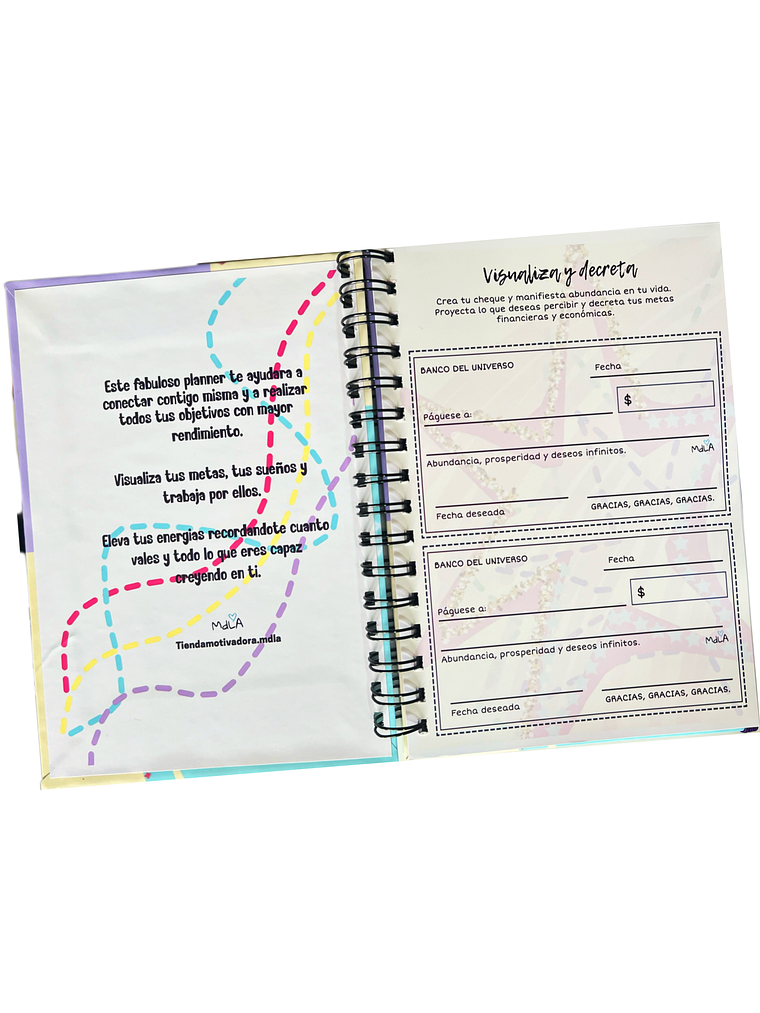 Agenda de Gratitud, afirmaciones y decretos 5