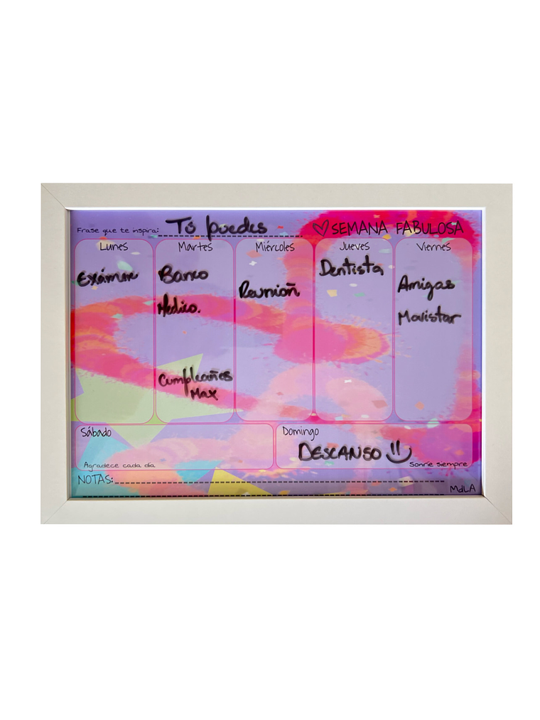 Planner Reutilizable / Retrato 1