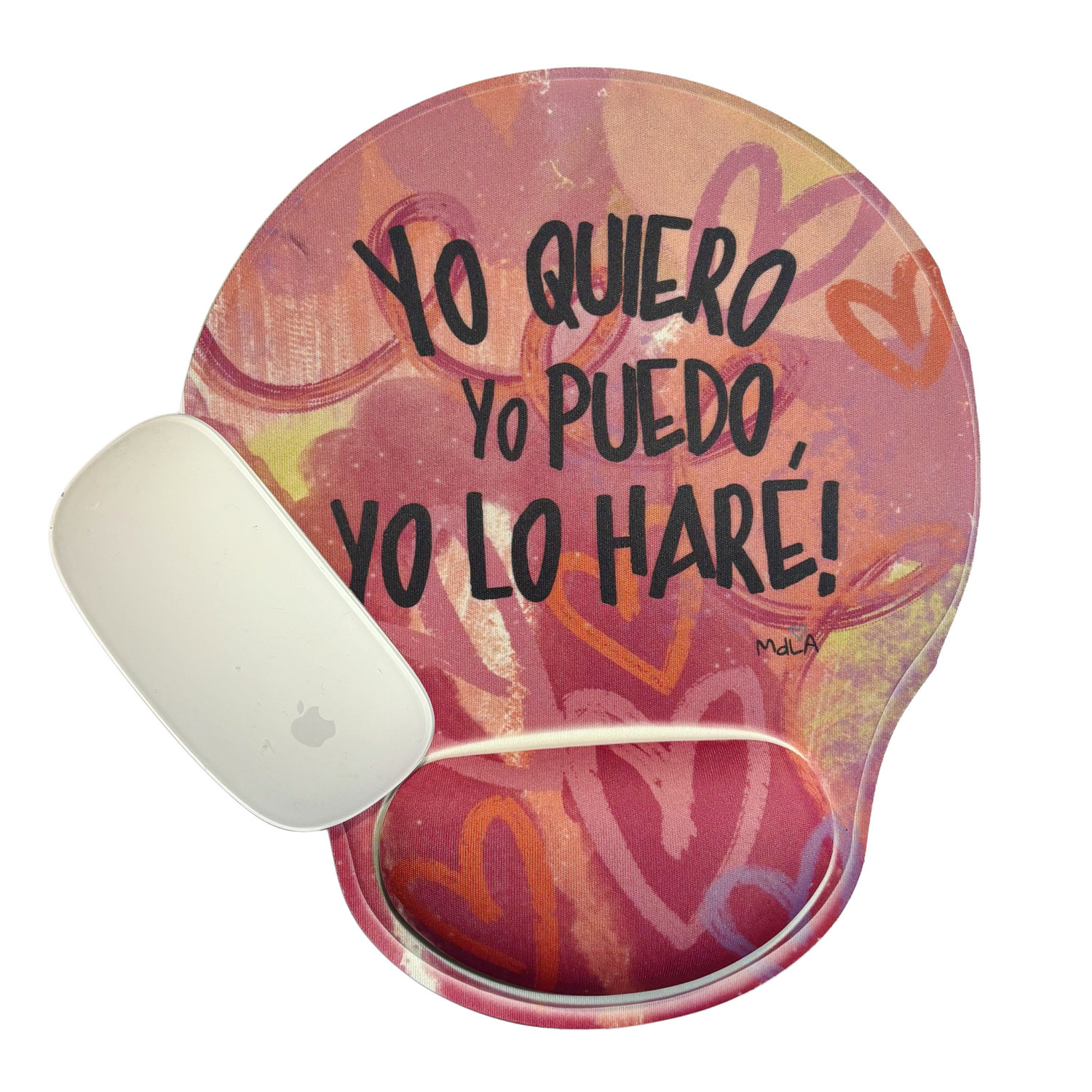 Mouse pad con almohadilla 1