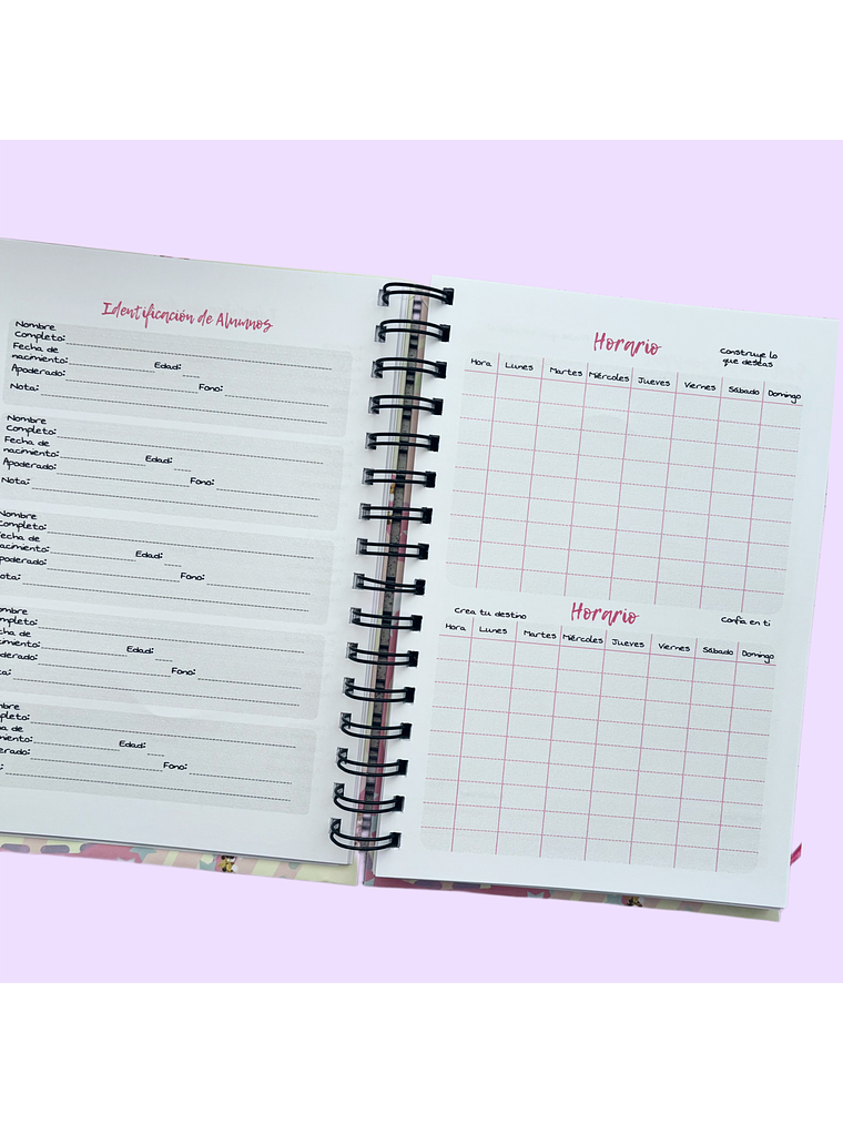 Agenda Planner Profesora / Educadora 4