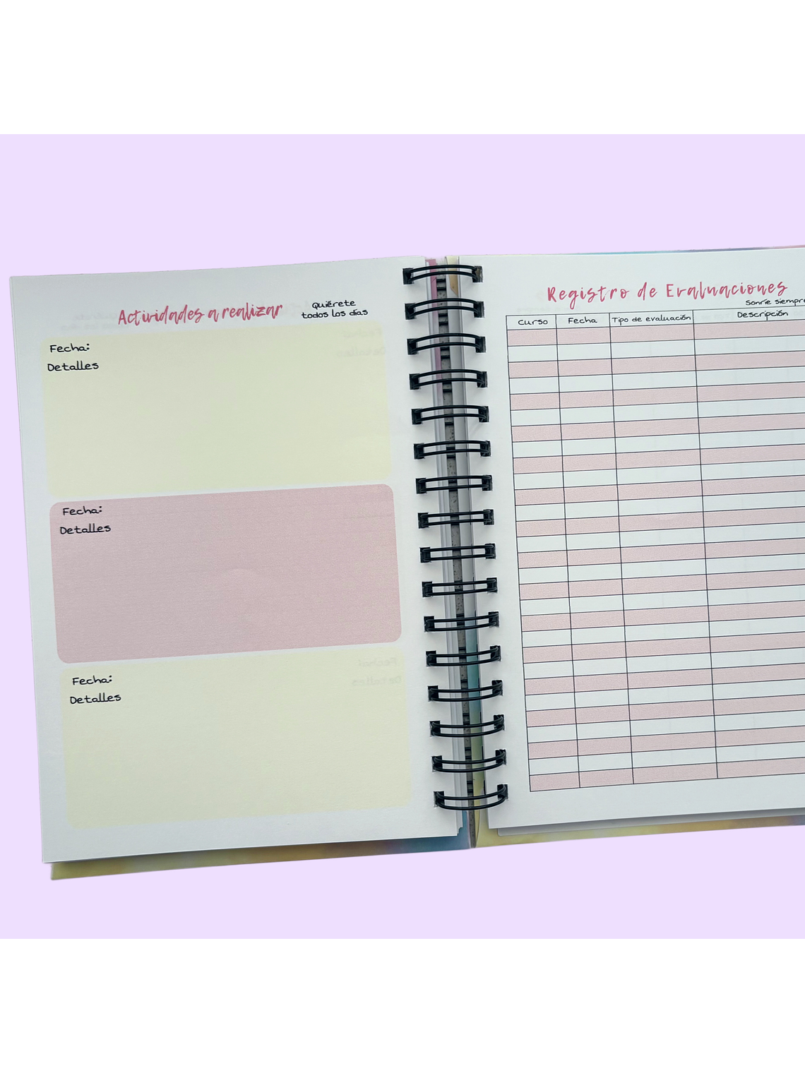 Agenda Planner Profesora / Educadora 3