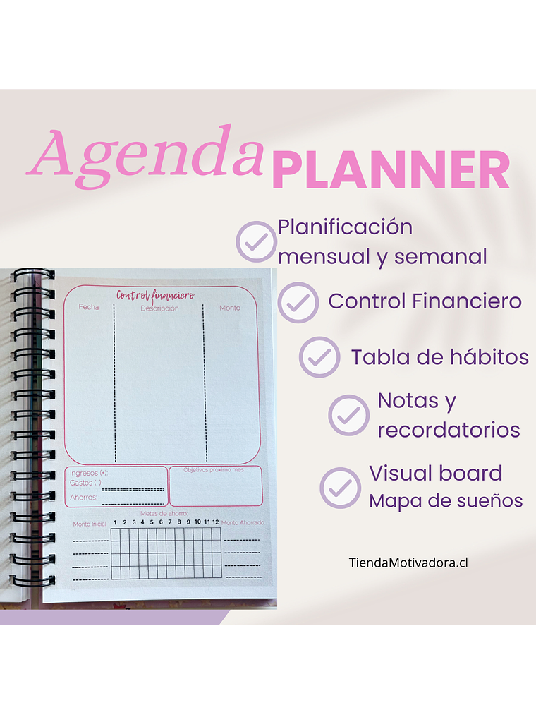 Agenda Planner Anual / Sin Fechas 2