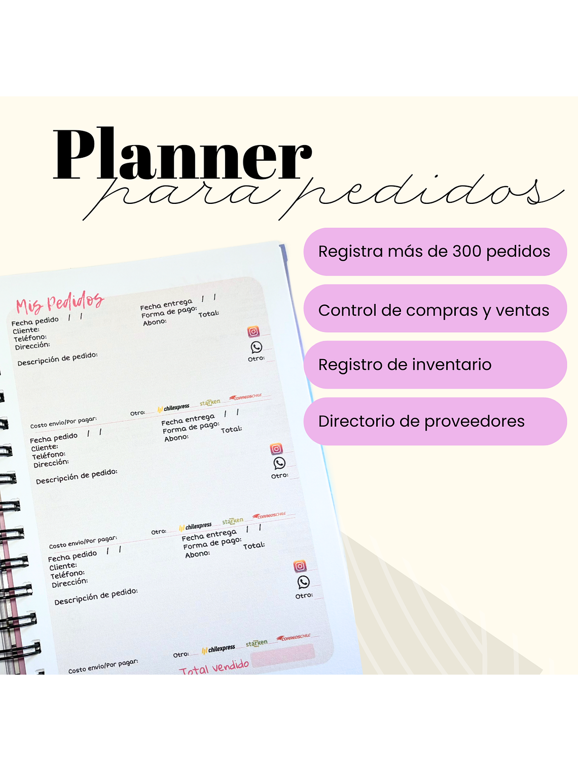 Agenda Emprendedora - Pedidos 2