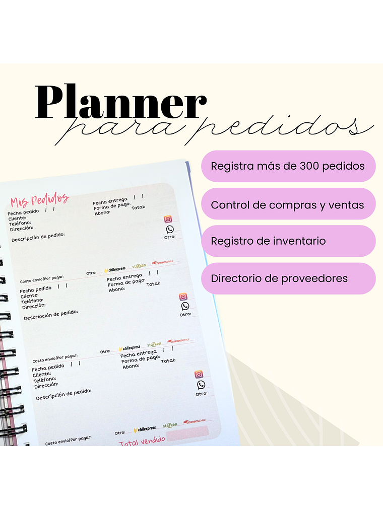 Agenda Emprendedora - Pedidos 2