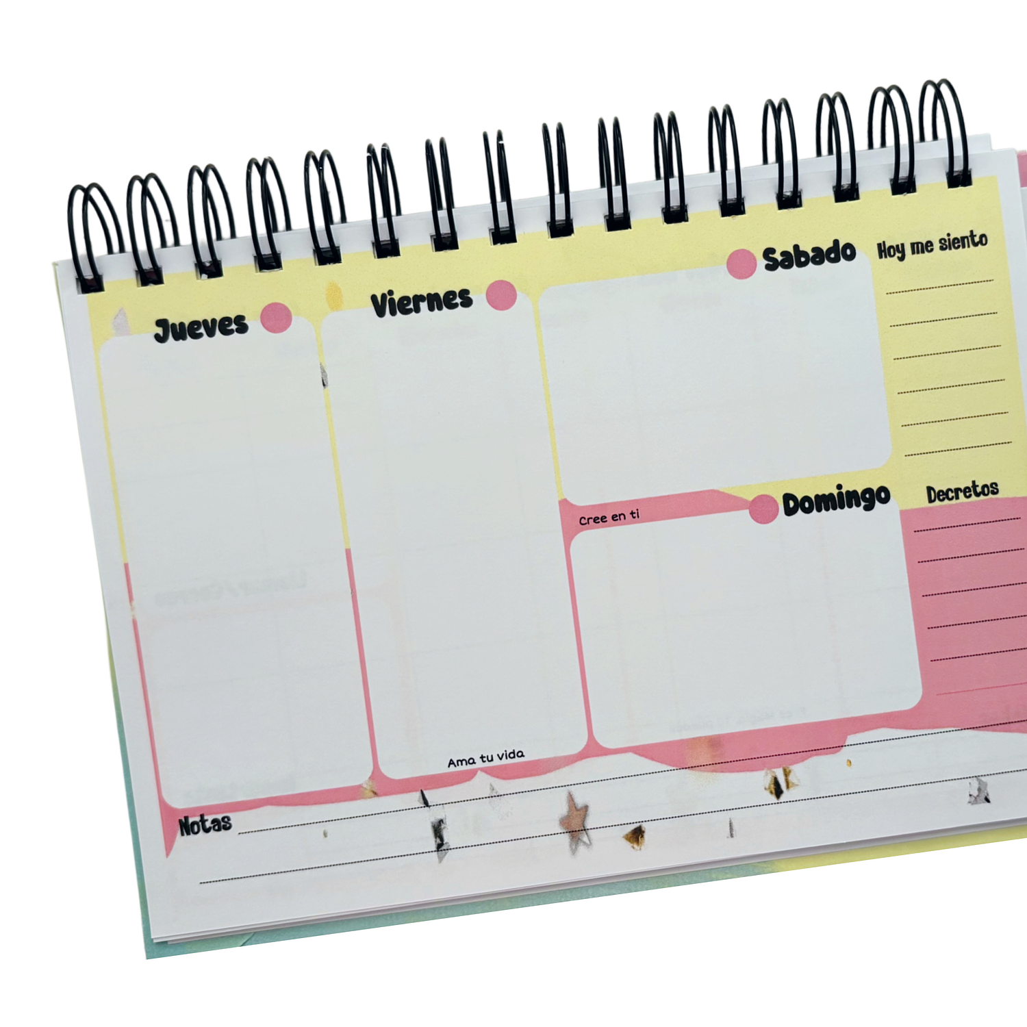Agenda planner horizontal 3