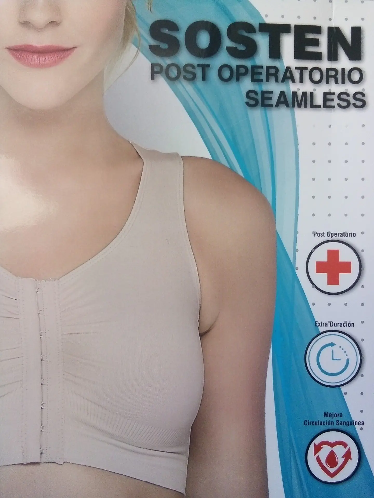 Sostén Chantal, Post Operatorio color beige 5