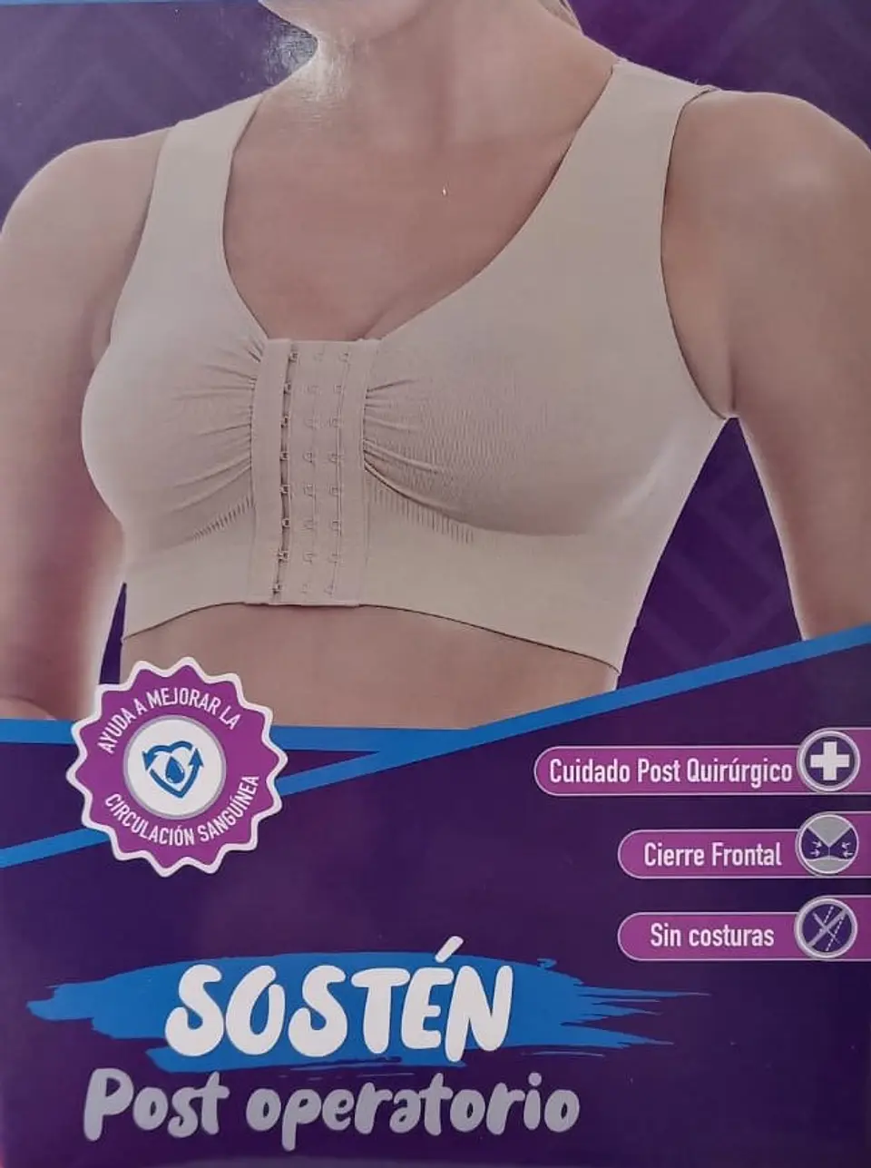 Sostén Chantal, Post Operatorio color beige 6