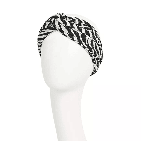 AVALON - Boho Turban set -  Zebra Glam