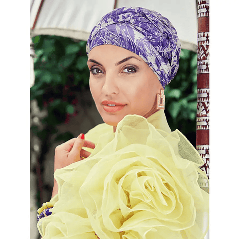 AMBAR - Boho Turban set, Purple