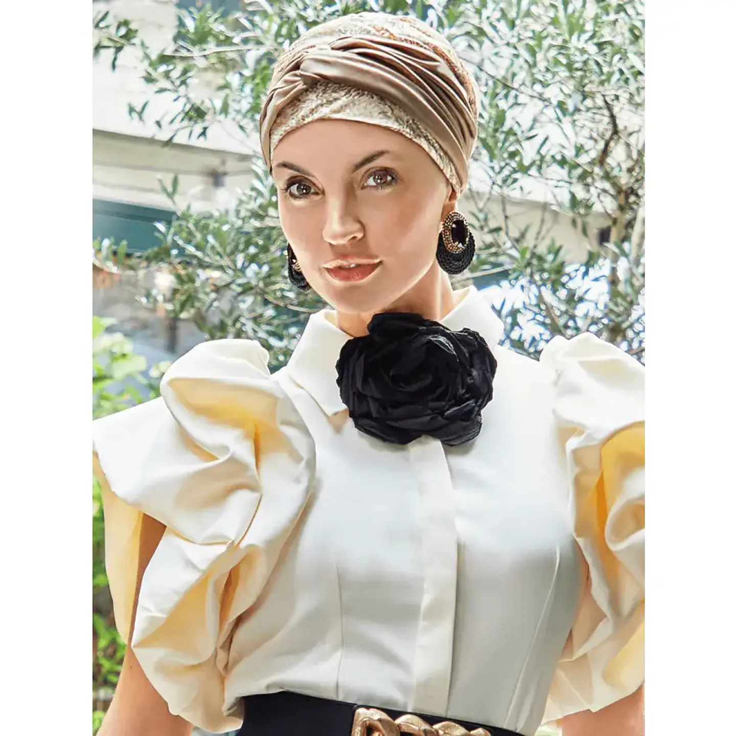 AVALON - Boho Turban set - Glittery Garden 1