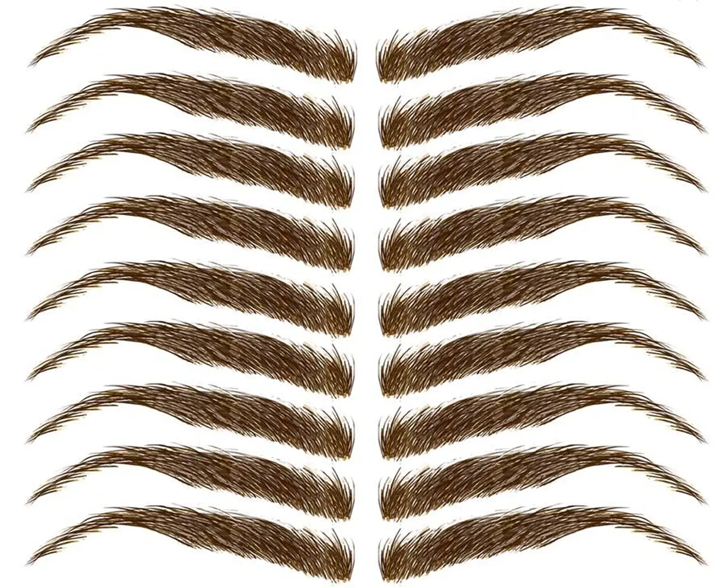 Z Cejas Tatuadas Adhesivas Modelo Paris brown 2