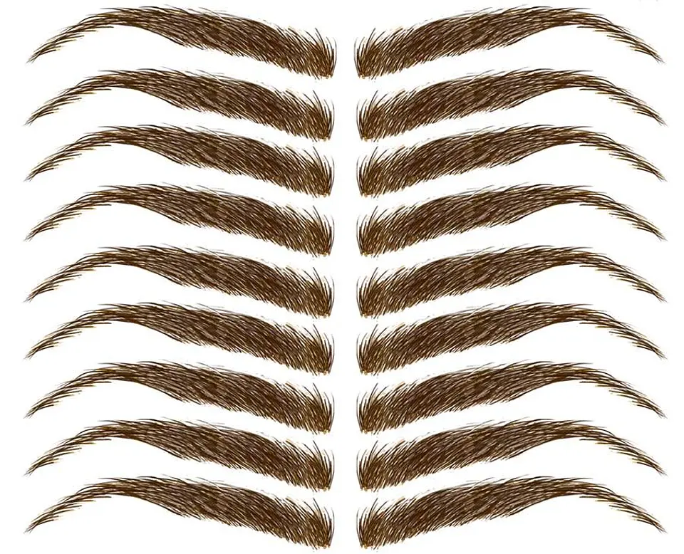Z Cejas Tatuadas Adhesivas Modelo Paris brown 2