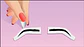 Z Cejas Tatuadas Adhesivas Modelo Cleo black - Miniatura 3