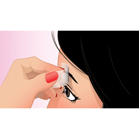 Cejas Tatuadas Adhesivas Modelo Cleo black