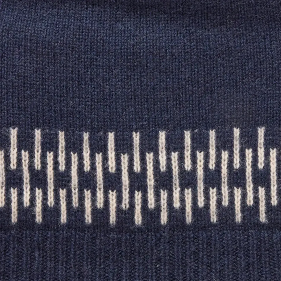 Aira azúl, gorra tejida 3