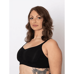 Sostén Mónica Full Cobertura, Negro.