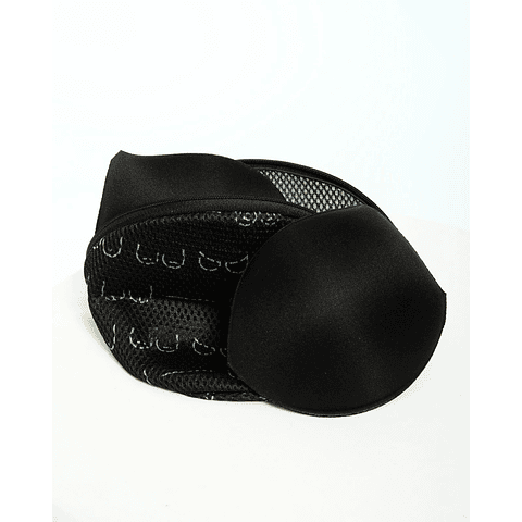 Prótesis Textil Anatómica Doble, color Negro.