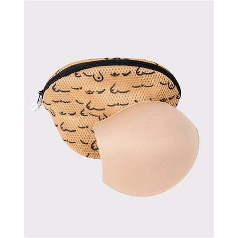 Prótesis Textil Anatómica Lado Derecho, Color Champagne