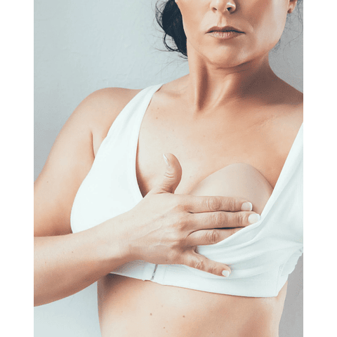 Prótesis Textil Anatómica Lado Izquierdo, Color Champagne