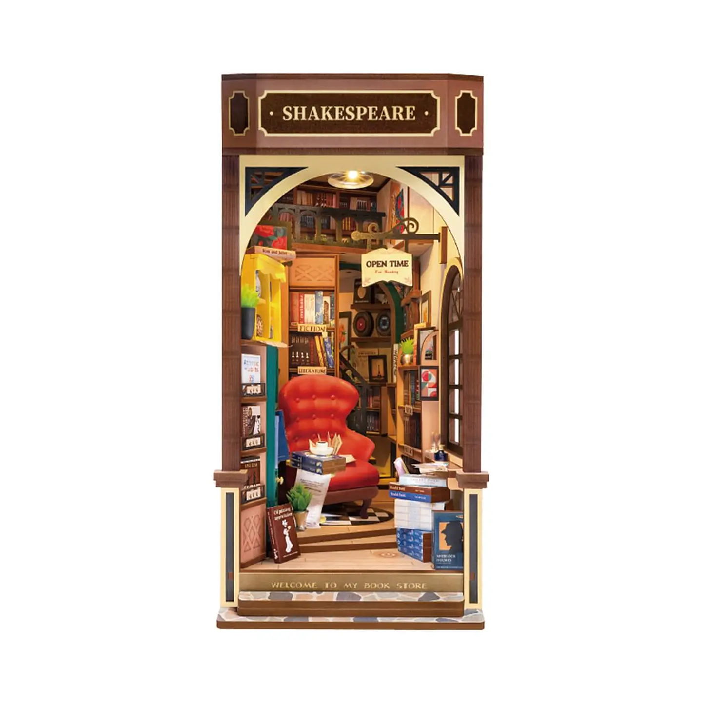Separador de Libros Bookstore | Book Nook DIY con Luces LED 1