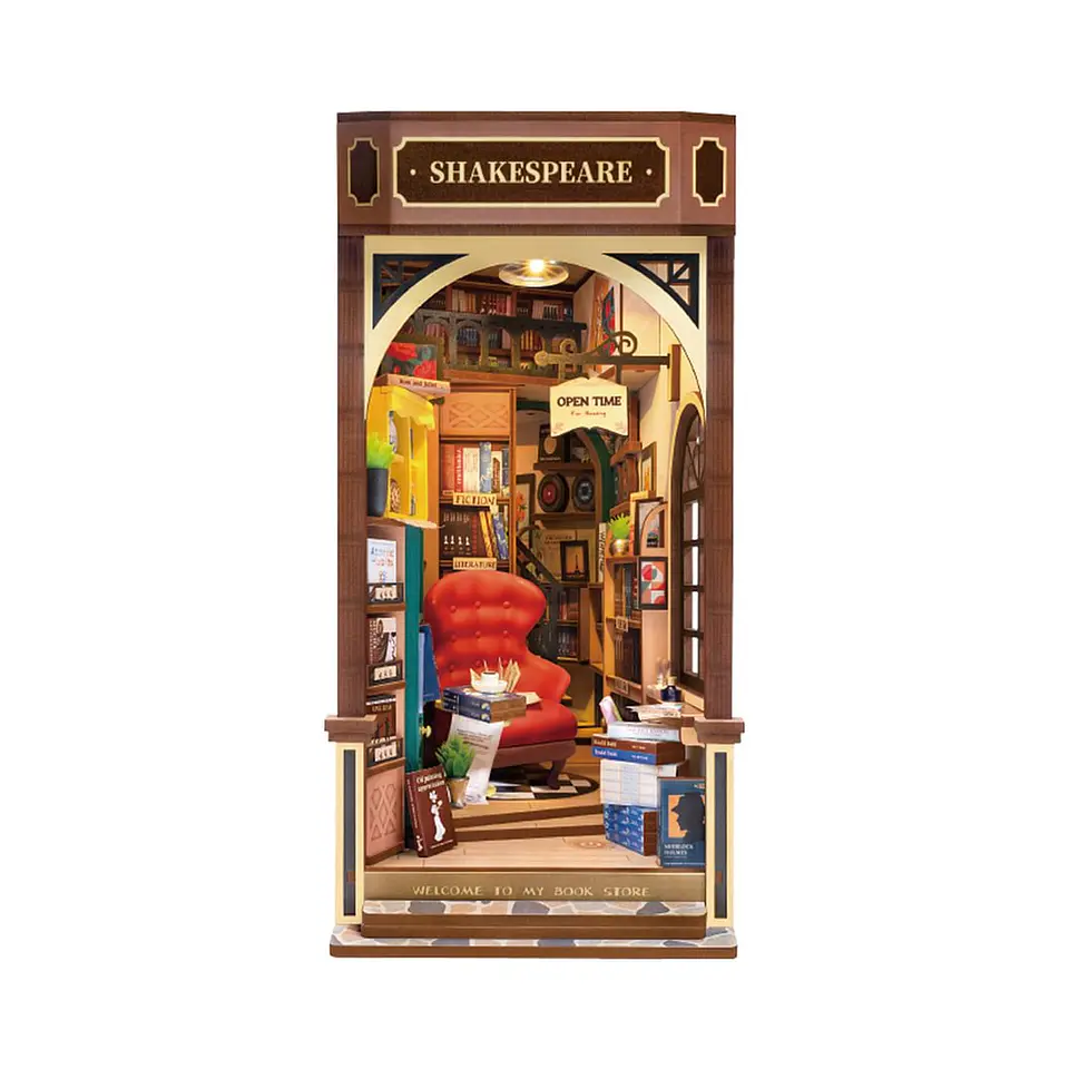 Separador de Libros Bookstore | Book Nook DIY con Luces LED 1