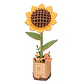Flor Madera Sunflower - Miniatura 1