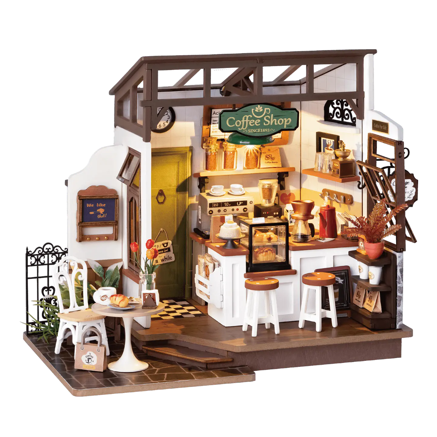 Miniatura Cafetería Slow Life Café 1