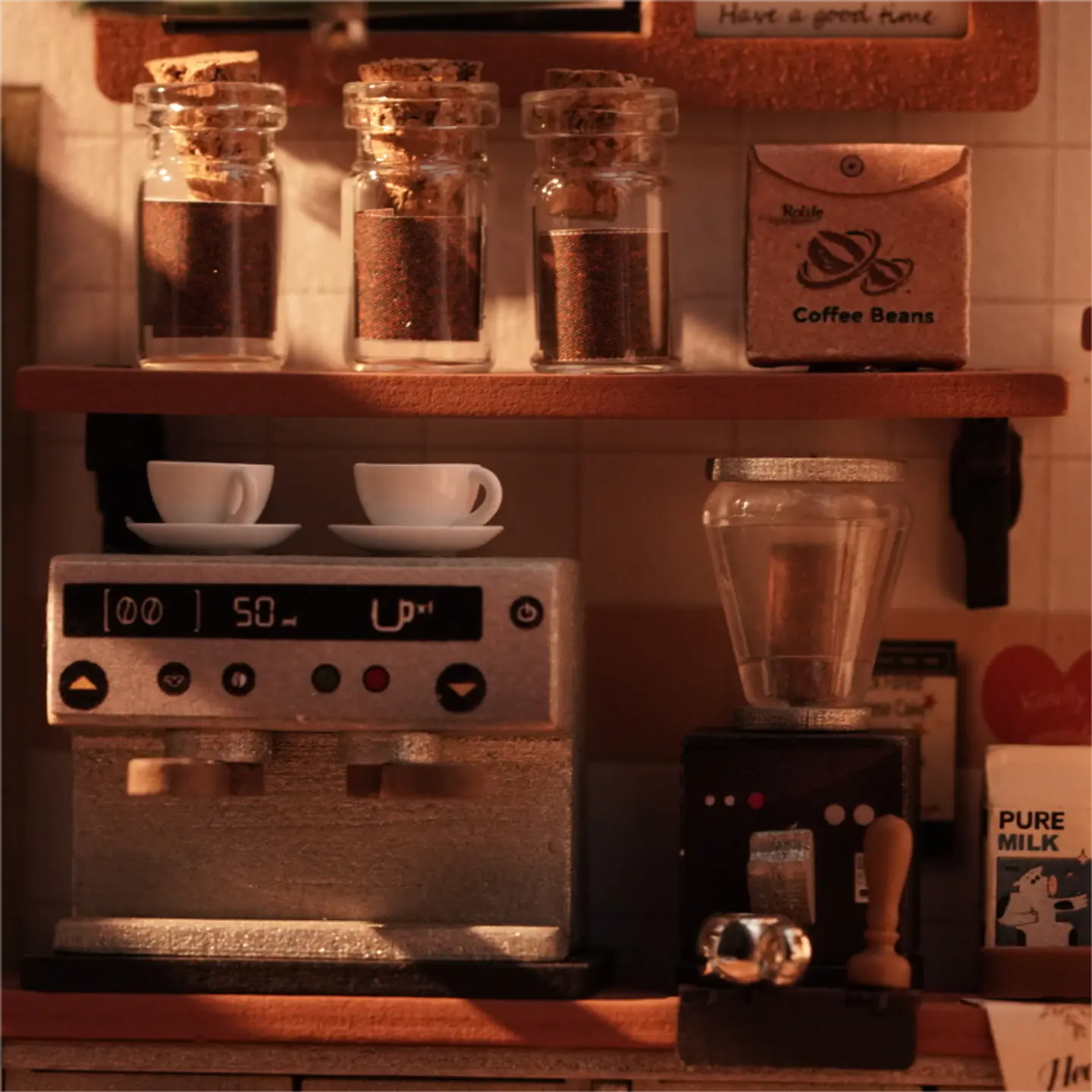 Miniatura Cafetería Slow Life Café 6