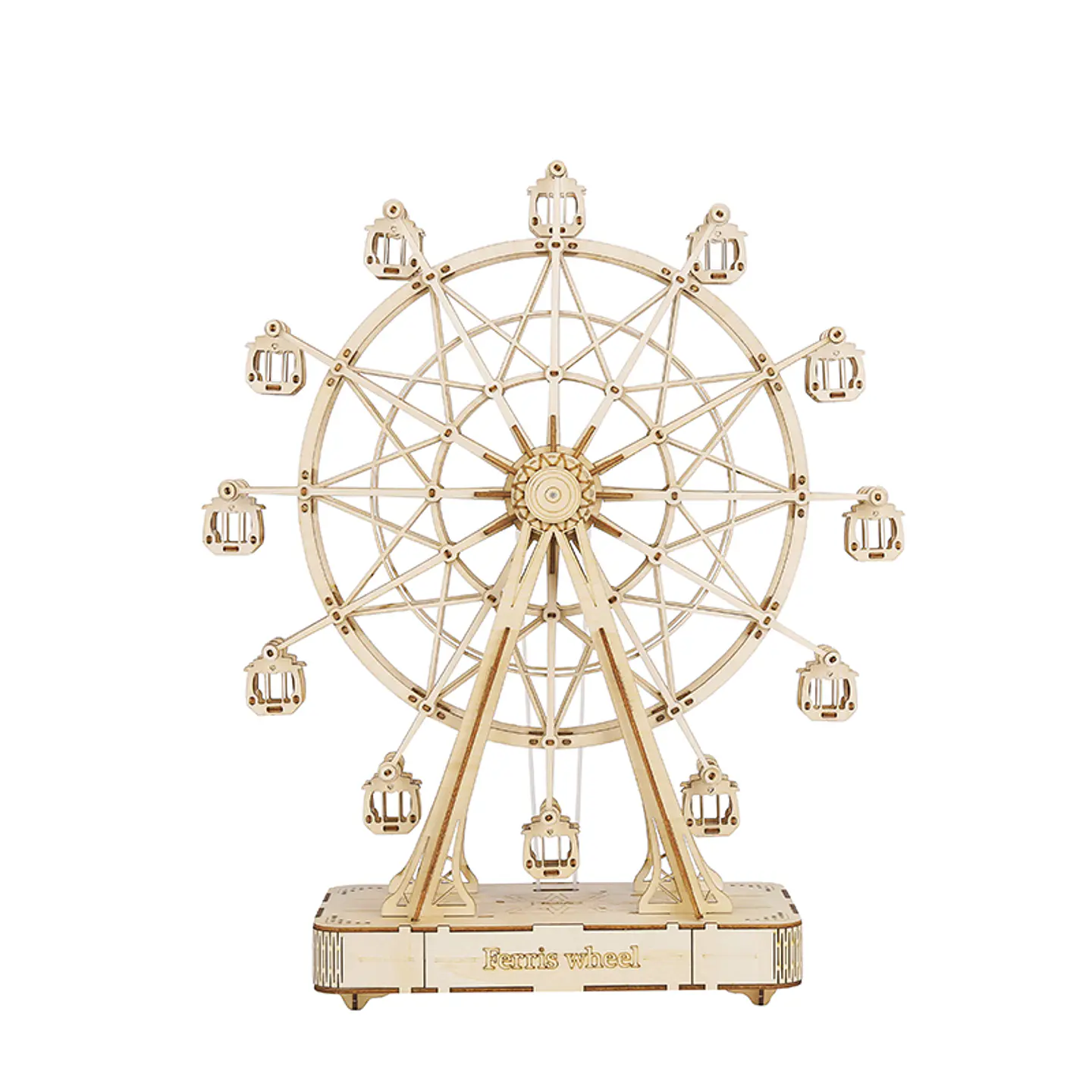 Rueda de la fortuna Puzzle 3D de Madera | Rolife 1