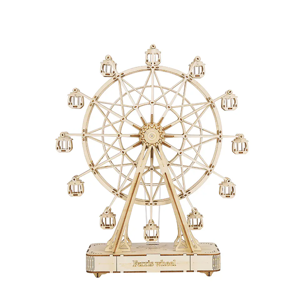 Rueda de la fortuna Puzzle 3D de Madera | Rolife 1