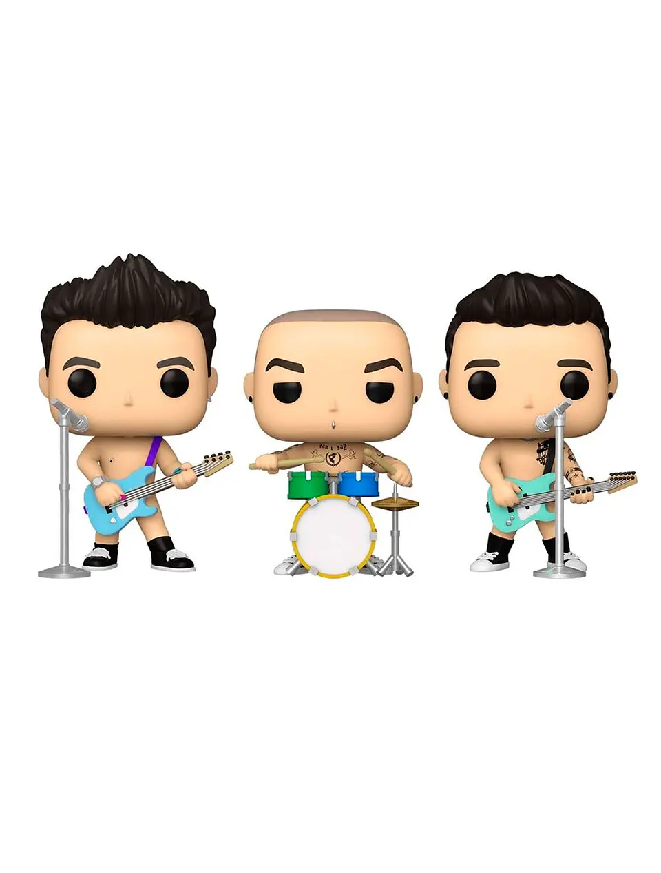 Funko Pop! Rocks Blink-182 3-Pack | Mark Hoppus, Travis Barker y Tom DeLonge 2