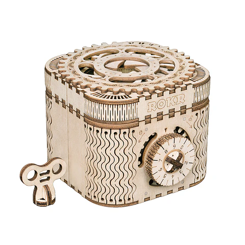 Caja del Tesoro Puzzle 3D de Madera | ROKR