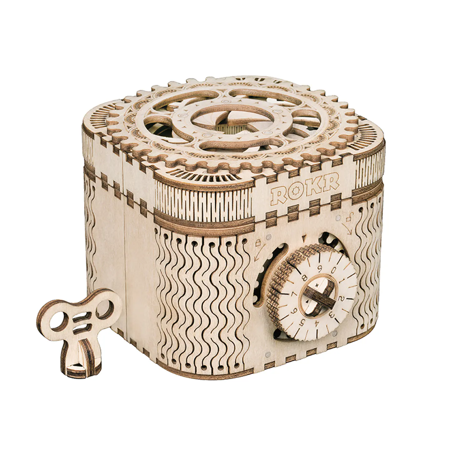 Caja del Tesoro Puzzle 3D de Madera | ROKR 1