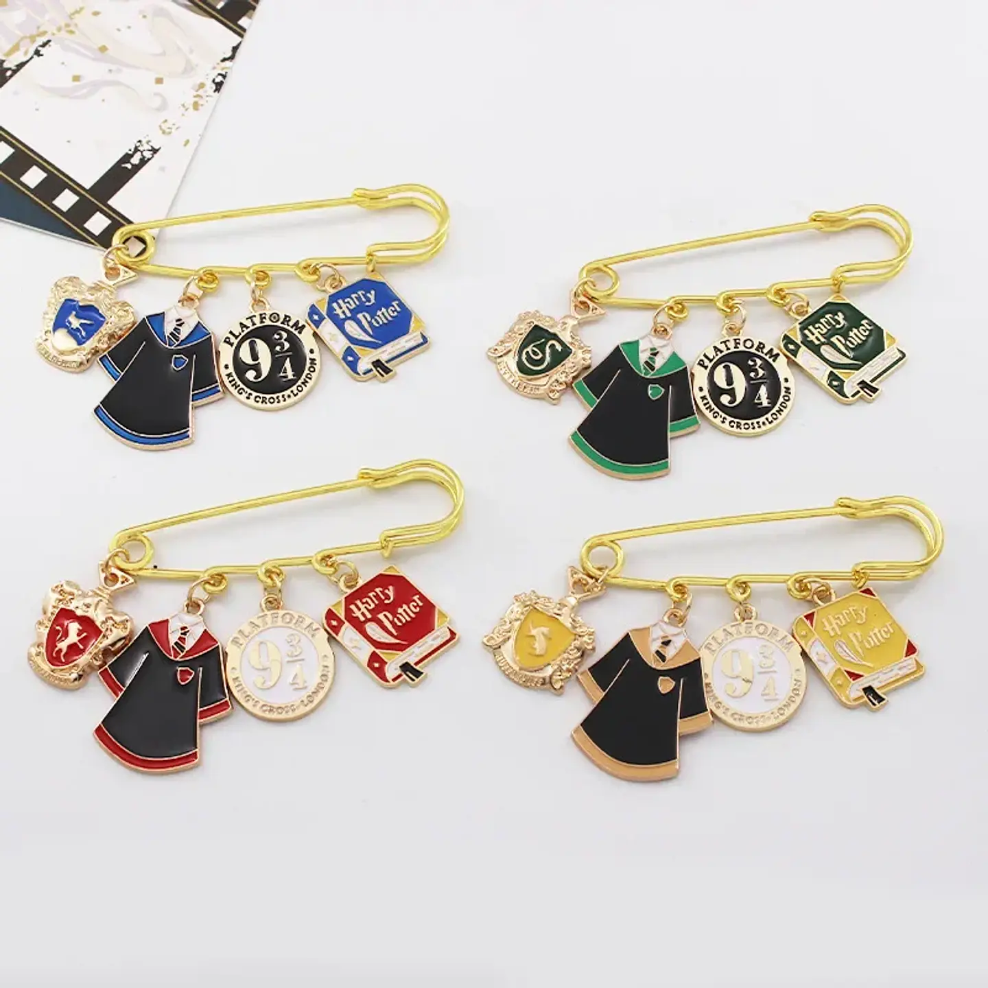 Broches Casas de Hogwarts | Harry Potter 1