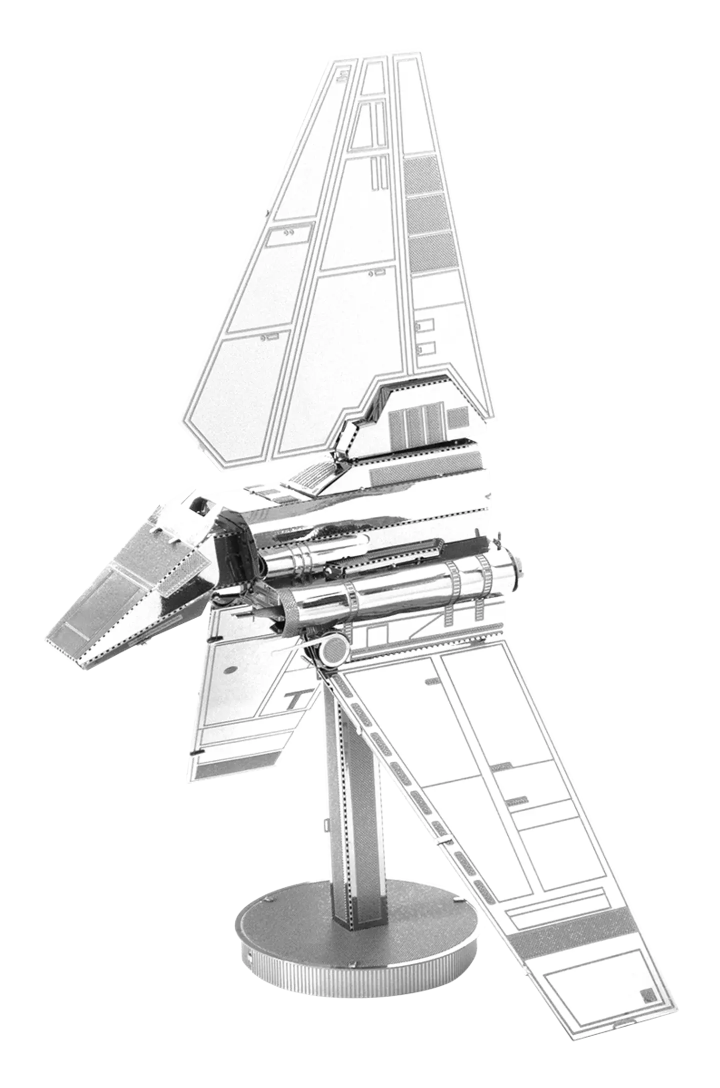 Star Wars - Imperial Shuttle - Metal Earth 1