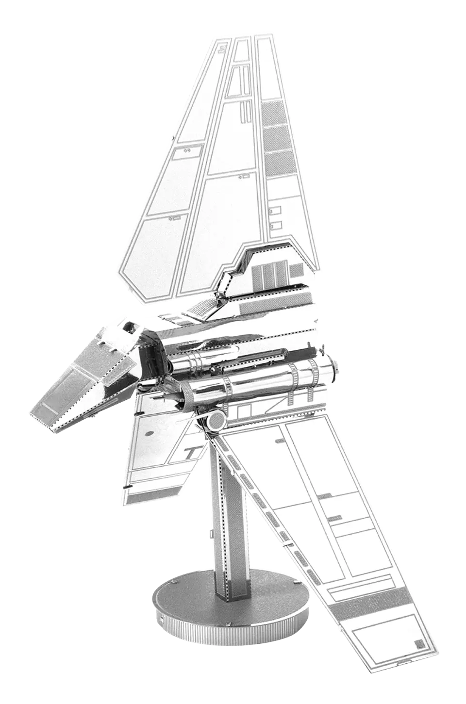 Star Wars - Imperial Shuttle - Metal Earth 1