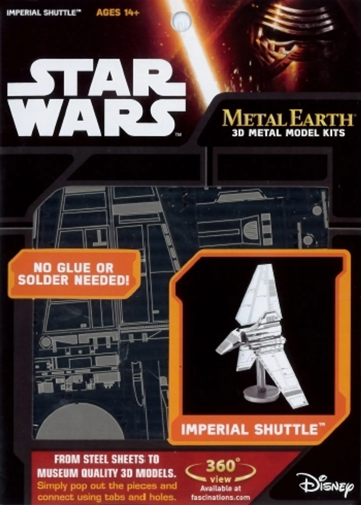 Star Wars - Imperial Shuttle - Metal Earth 3