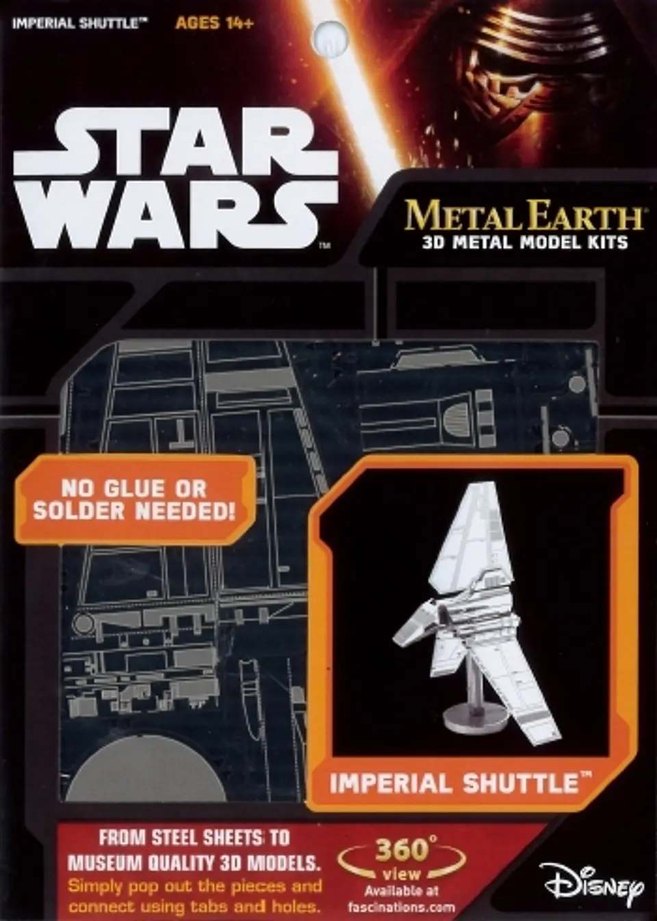Star Wars - Imperial Shuttle - Metal Earth 3