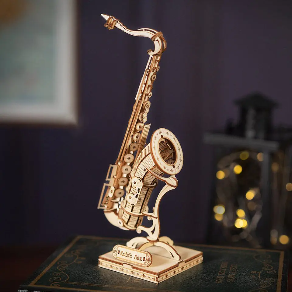 Saxofón Puzzle 3D de Madera | Rolife 2