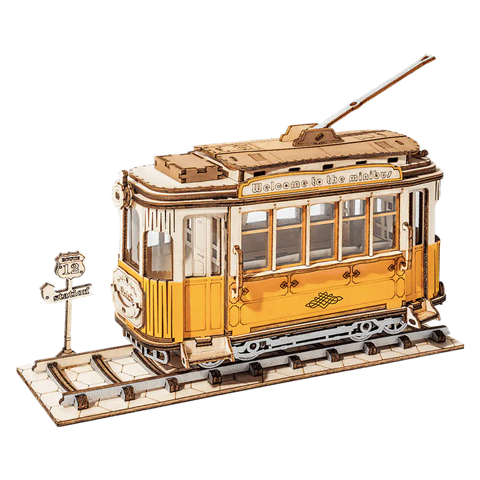 Tranvía Puzzle 3D de Madera | Rolife 1