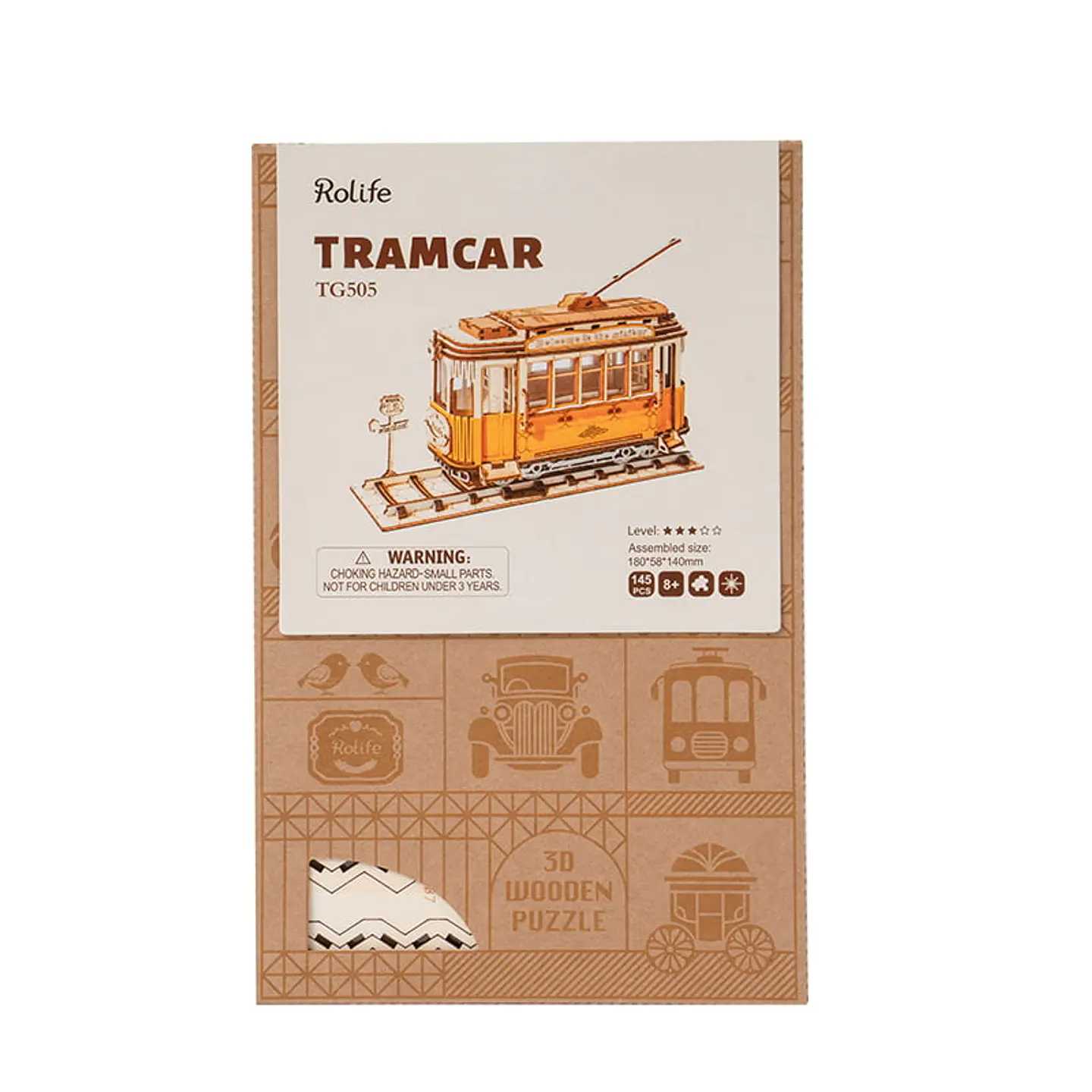 Tranvía Puzzle 3D de Madera | Rolife 6