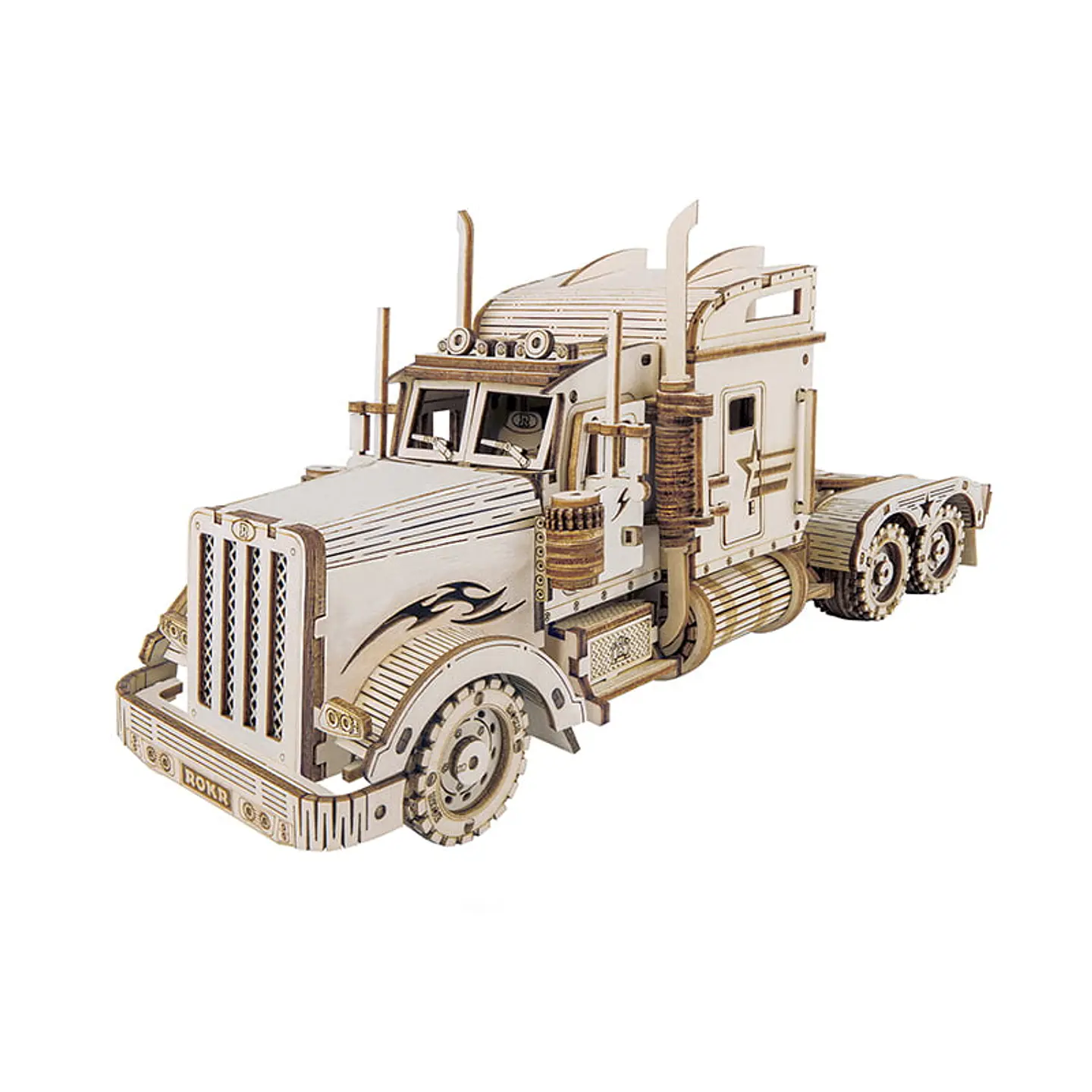 Camión Heavy Truck Puzzle 3D de Madera | ROKR 1