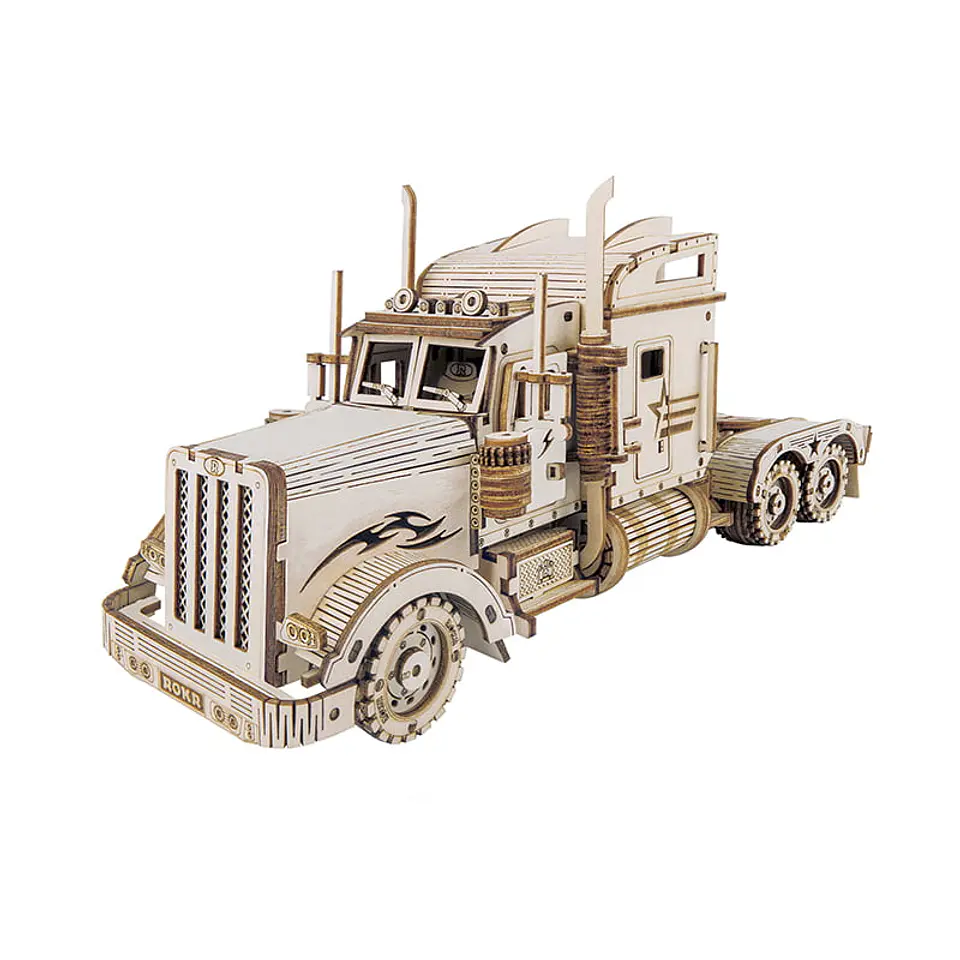 Camión Heavy Truck Puzzle 3D de Madera | ROKR 1