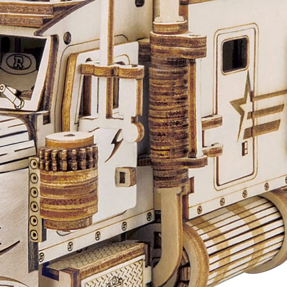 Camión Heavy Truck Puzzle 3D de Madera | ROKR 5