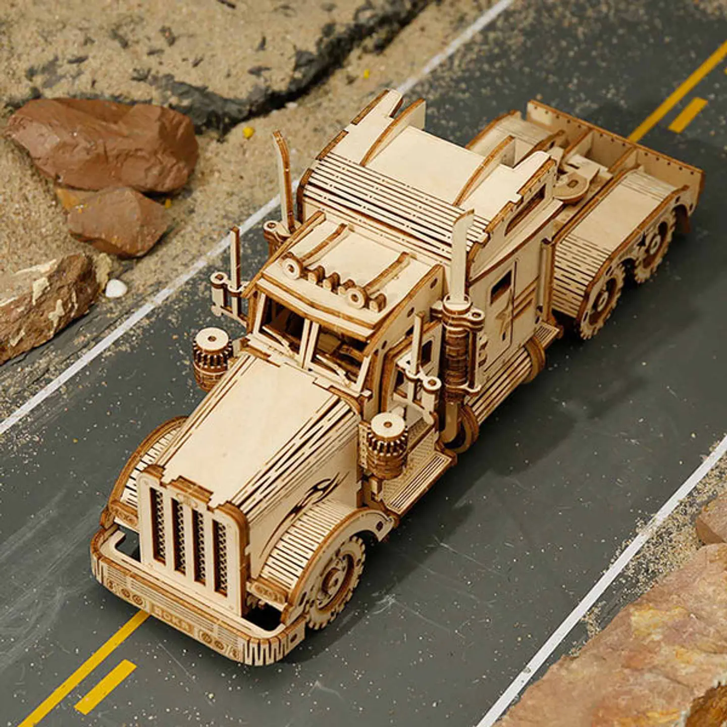 Camión Heavy Truck Puzzle 3D de Madera | ROKR 3