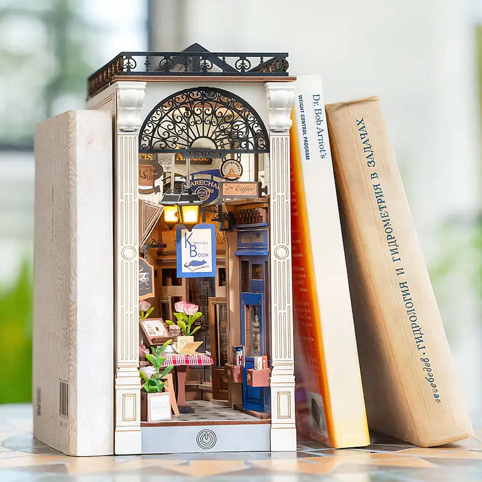Separador de Libros Arcade Dating | Book Nook DIY con Luces LED 2