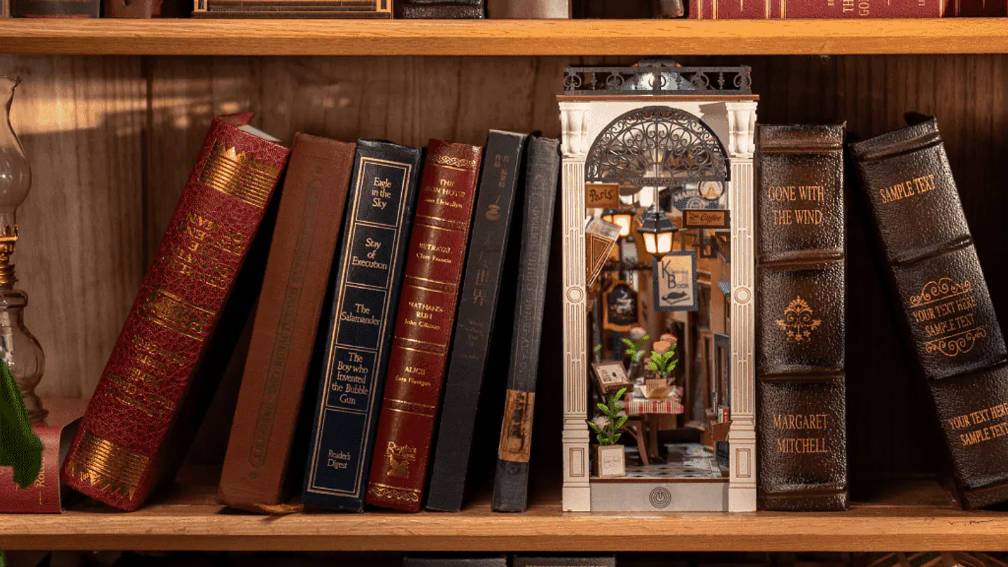 Separador de Libros Arcade Dating | Book Nook DIY con Luces LED 3