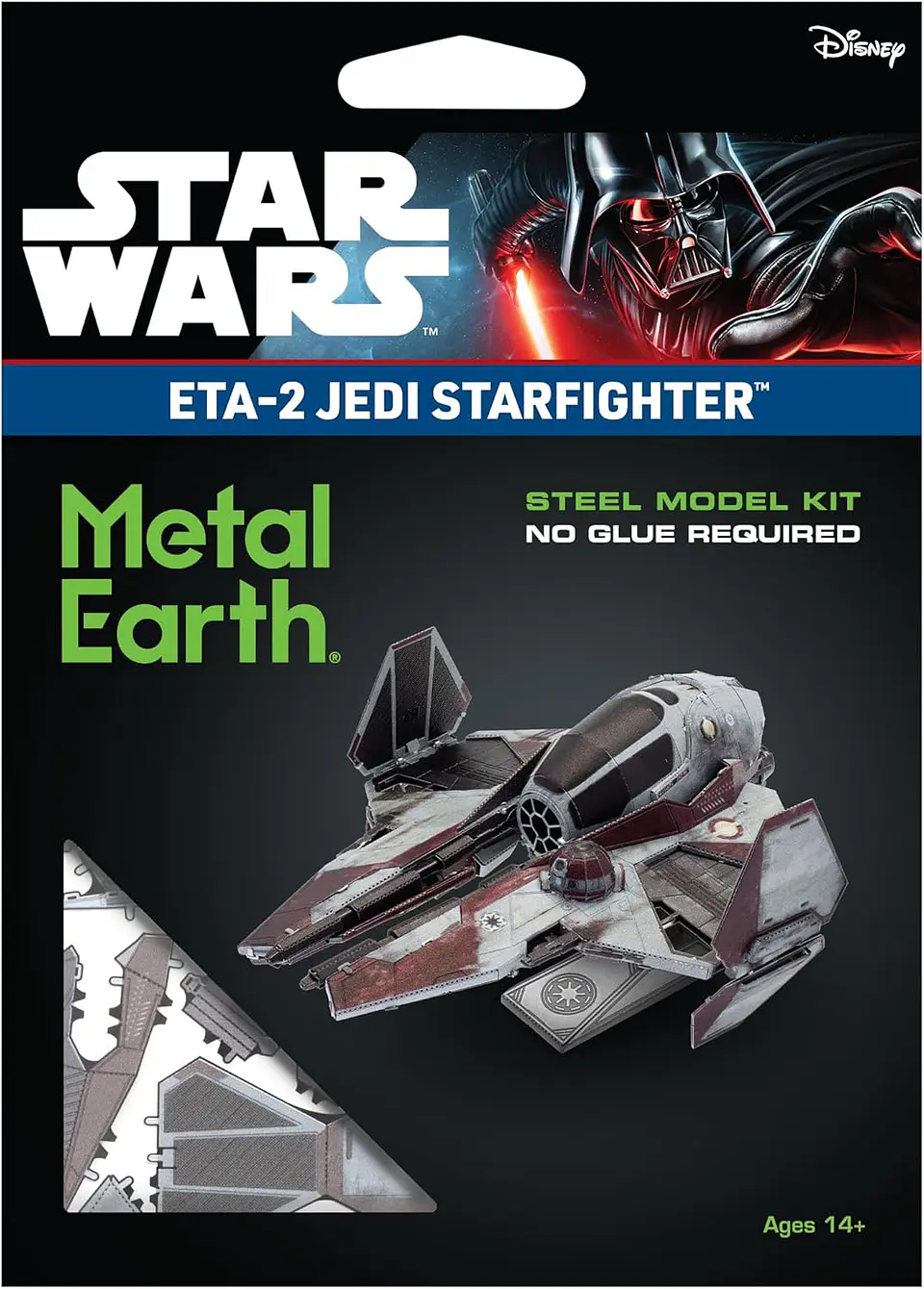 Star Wars - ETA-2 Jedi Starfighter - Metal Earth 4