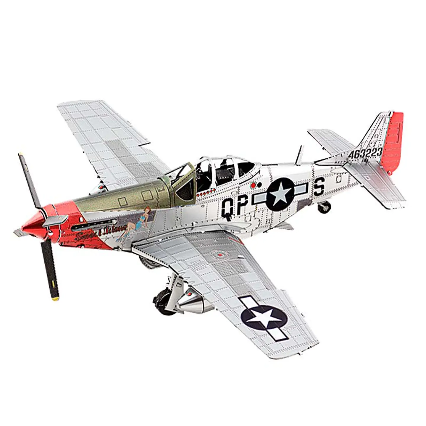 Avión Mustang P51D - Metal Earth 1